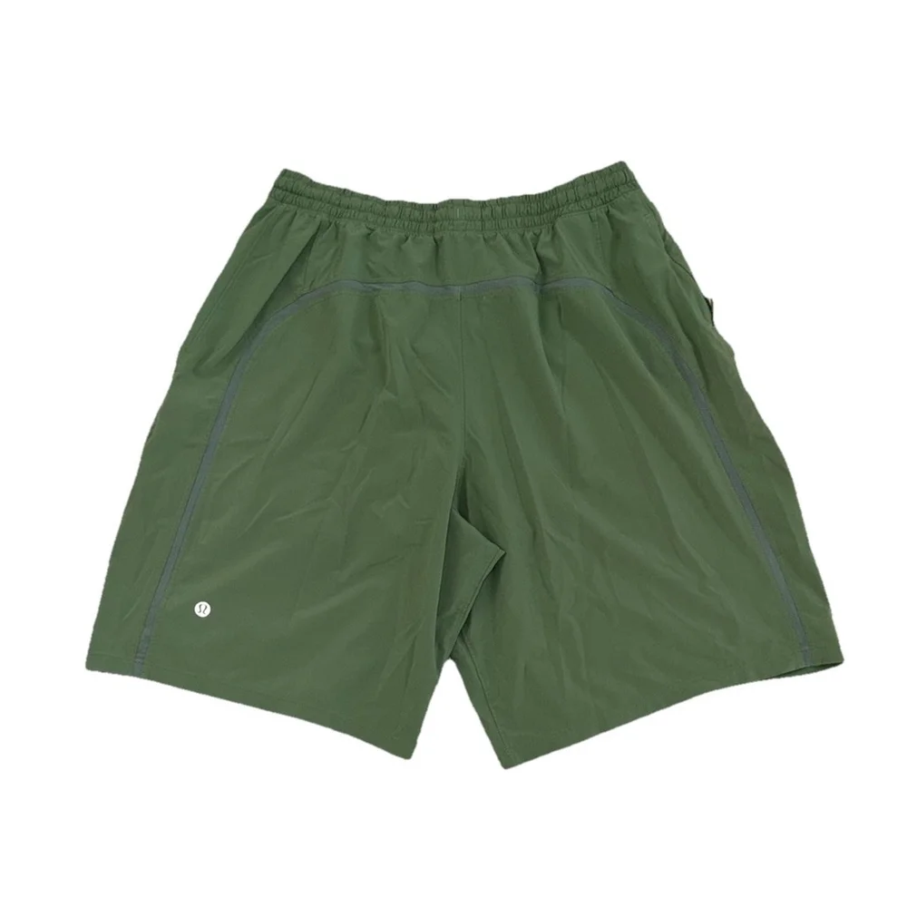 LULULEMON PACE BREAKER SHORT LINER 9” GREEN SIZE MEDIUM - Picture 8 of 8